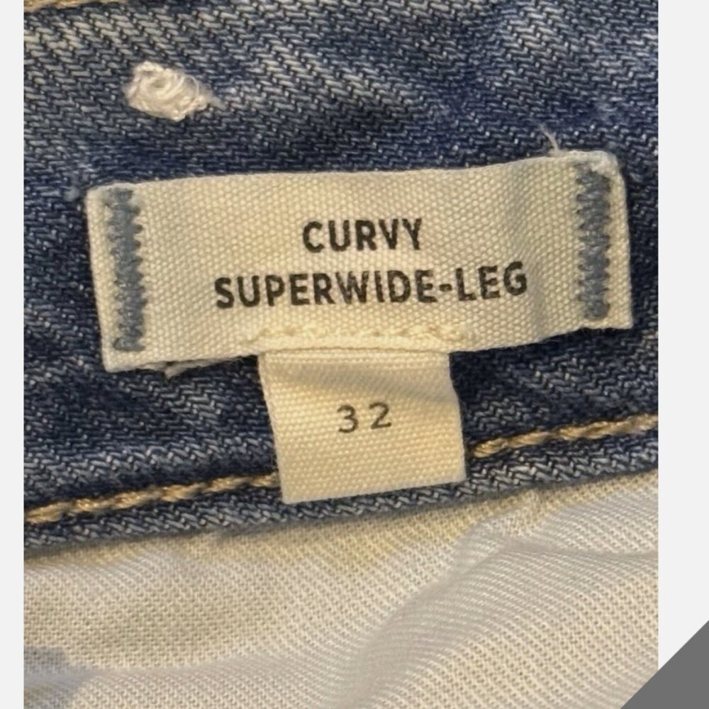 Madewell Curvy Superwide-Leg Jeans: Airy Denim Edition Size 32 - Picture 8 of 14
